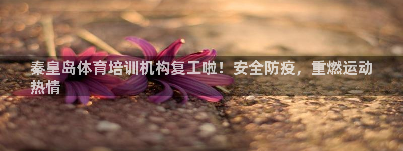 耀世娱乐提款：秦皇岛体育培训机构复工啦！安全防疫，重