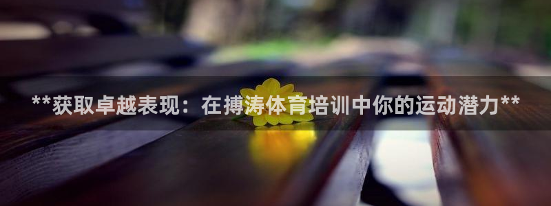 耀世平台开户要求：**获取卓越表现：在搏涛体育培训中