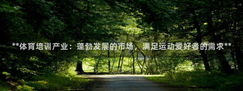 耀世娱乐老板是哪里人：**体育培训产业：蓬勃发展的市