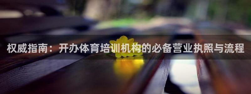 耀世娱乐登陆官网网址：权威指南：开办体育培训机构的必