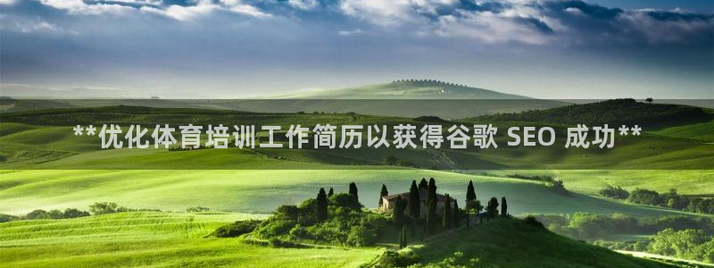 耀世开业：**优化体育培训工作简历以获得谷歌 SEO