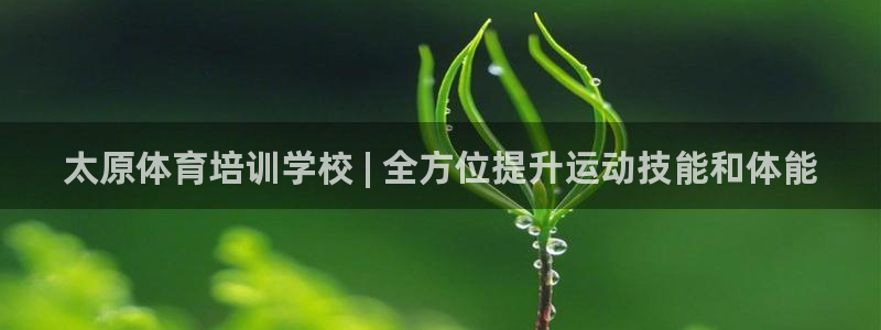 耀世集团董事长：太原体育培训学校 | 全方位提升运动