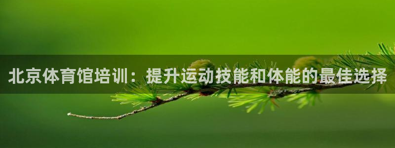 耀世娱乐平台注册登录不了：北京体育馆培训：提升运动技
