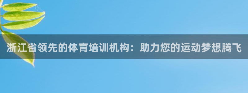 耀世微光曲谱：浙江省领先的体育培训机构：助力您的运动